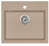 EVIDO 105723 EVIDO Quadro 6 gránit mosogatótál szifonnal avena