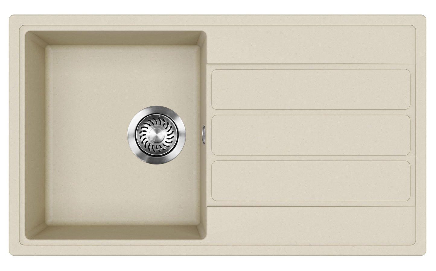EVIDO Easy 45S gránit mosogatótál szifonnal bézs 105980BK (doboz nélkül)
