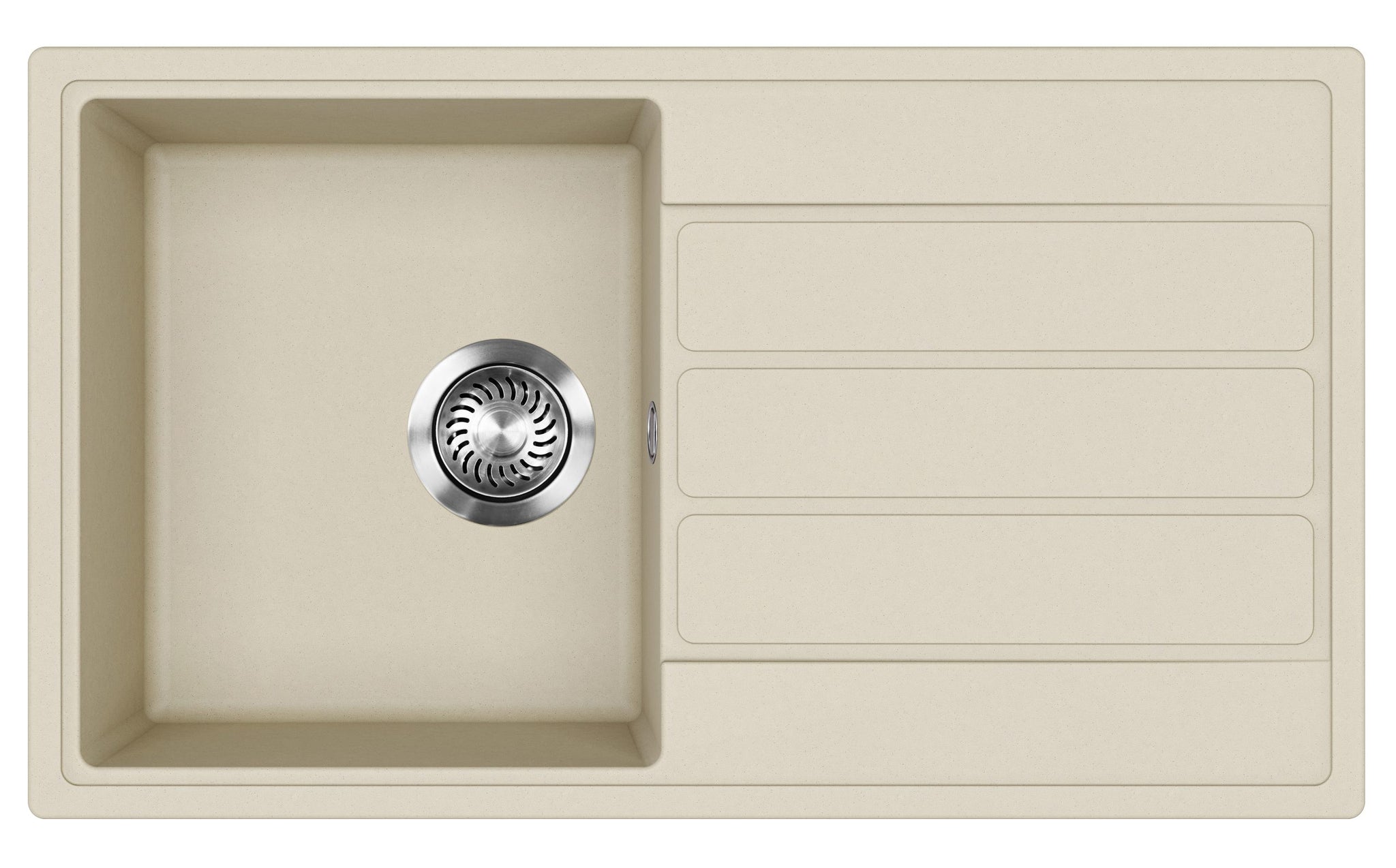EVIDO Easy 45S gránit mosogatótál szifonnal bézs 105980BK (doboz nélkül)