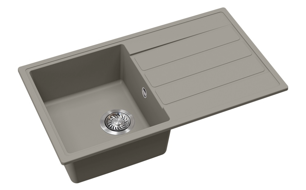 EVIDO 442068 EVIDO Easy 45S gránit mosogatótál platina