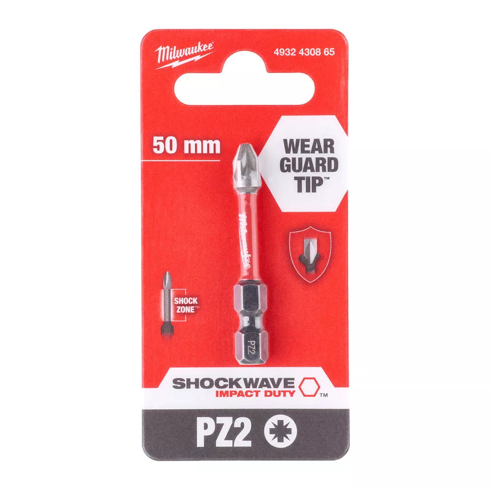 MILWAUKEE SHOCKWAVE CSAVAROZÓ BIT PZ2-50mm