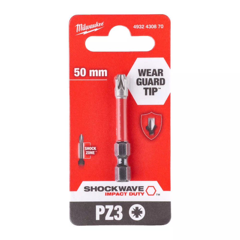 MILWAUKEE SHOCKWAVE CSAVAROZÓ BIT PZ3-50mm