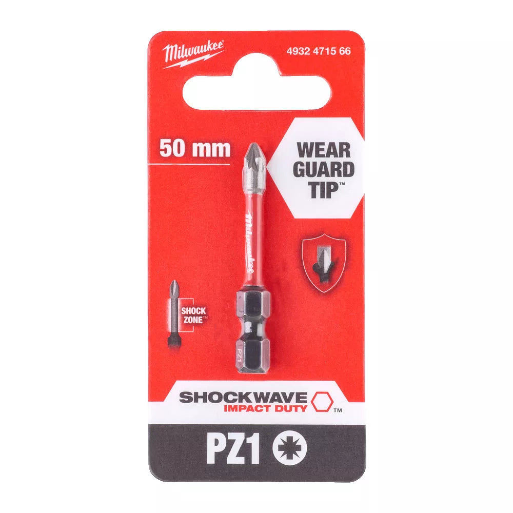 MILWAUKEE SHOCKWAVE CSAVAROZÓ BIT PZ1-50mm