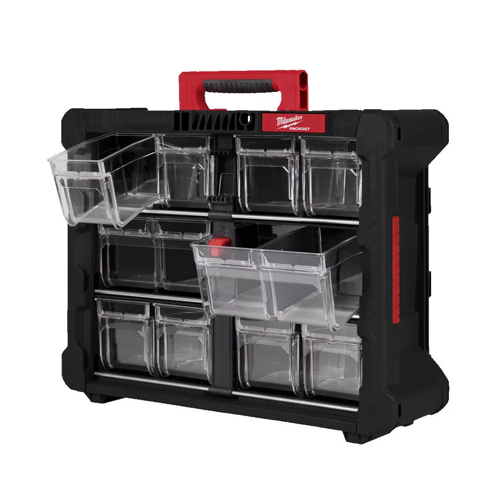 MILWAUKEE PACKOUT RENDSZEREZŐ (kihúzható tárolókkal)