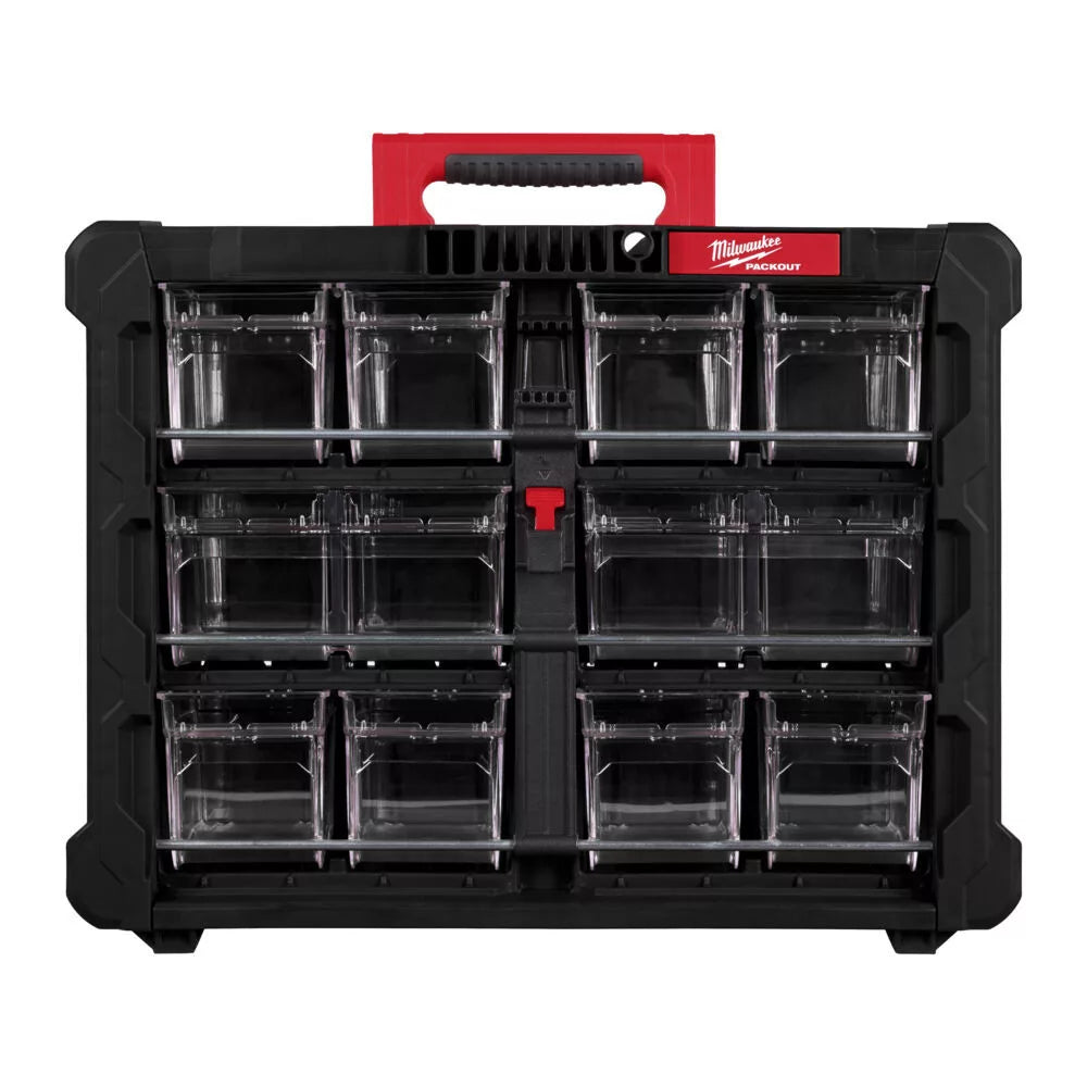 MILWAUKEE PACKOUT RENDSZEREZŐ (kihúzható tárolókkal)