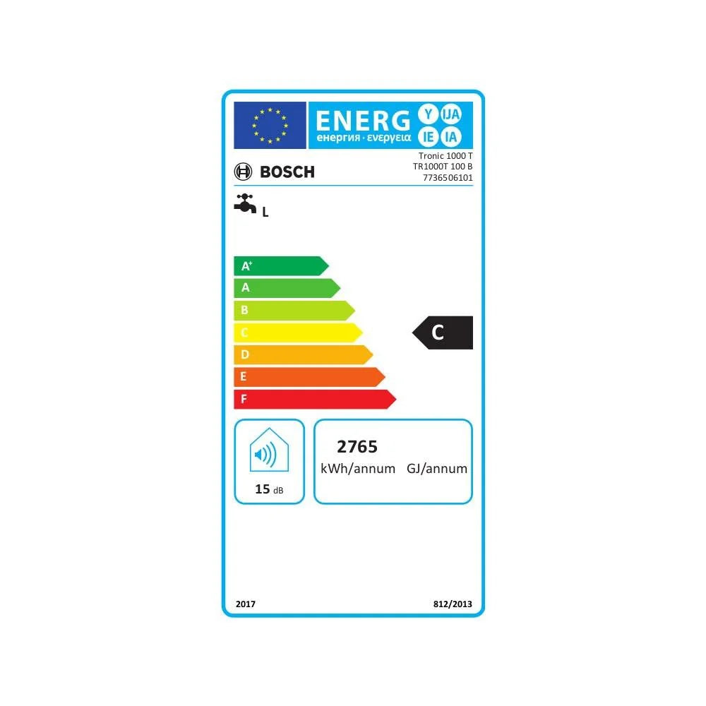 Bosch Tronic 1000T 100 B függőleges elektromos vízmelegítő, fali (7736506101)