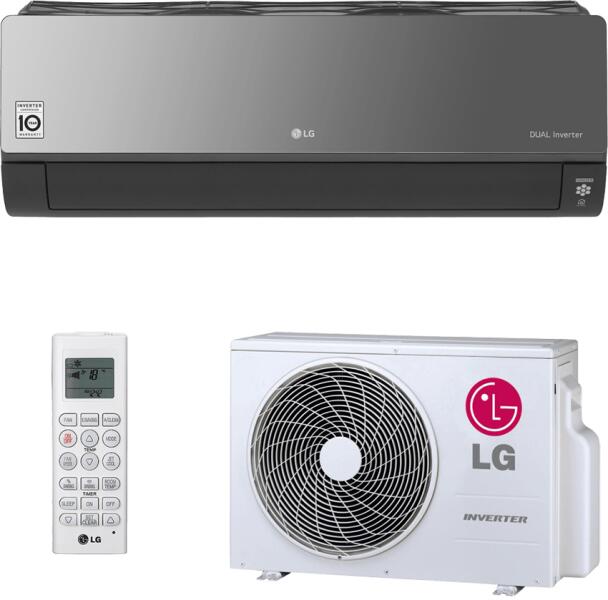 LG Klíma AC09BK.NSJ/AC09BH.UA3 ARTCOOL oldalfali split fekete (R32; 2,6kW)