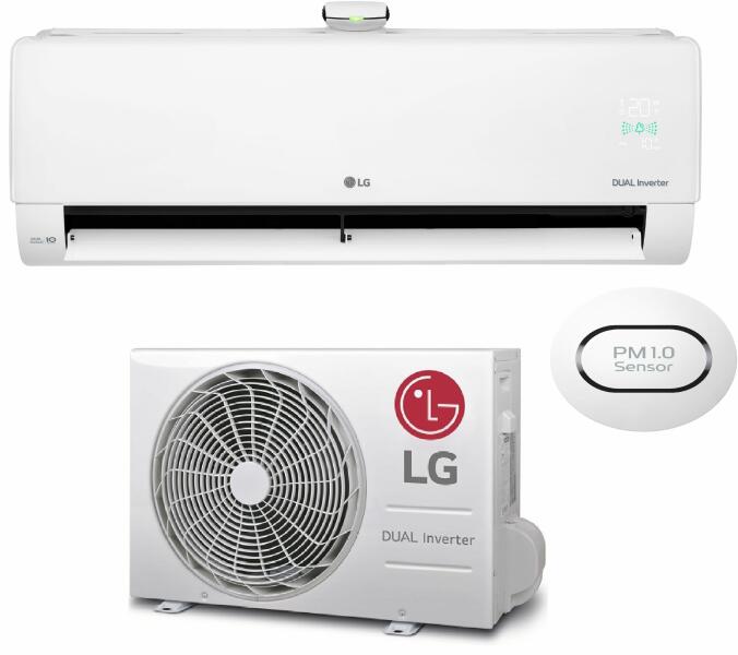 LG Klíma AP09RK.NSJ/AP09RT.UA3 DUALCOOL & PURE oldalfali split (R32, 2,6 kW)