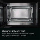 AEG NMB6S171SB beépíthető mikrohullámú sütő fekete kivitelben