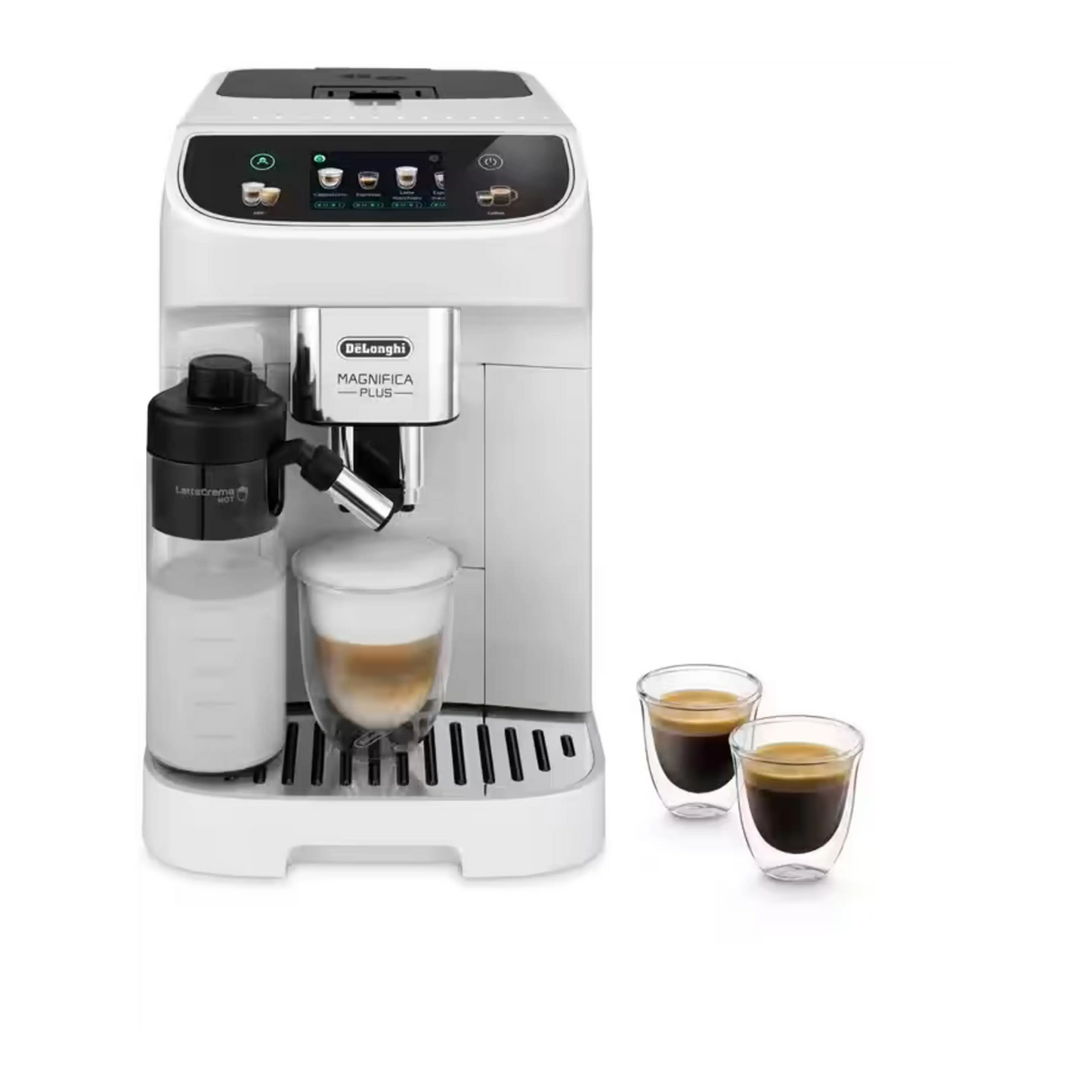 DE-LONGHI Magnifica Plus ECAM320.60.W automata tejtartályos kávéfőző, fehér