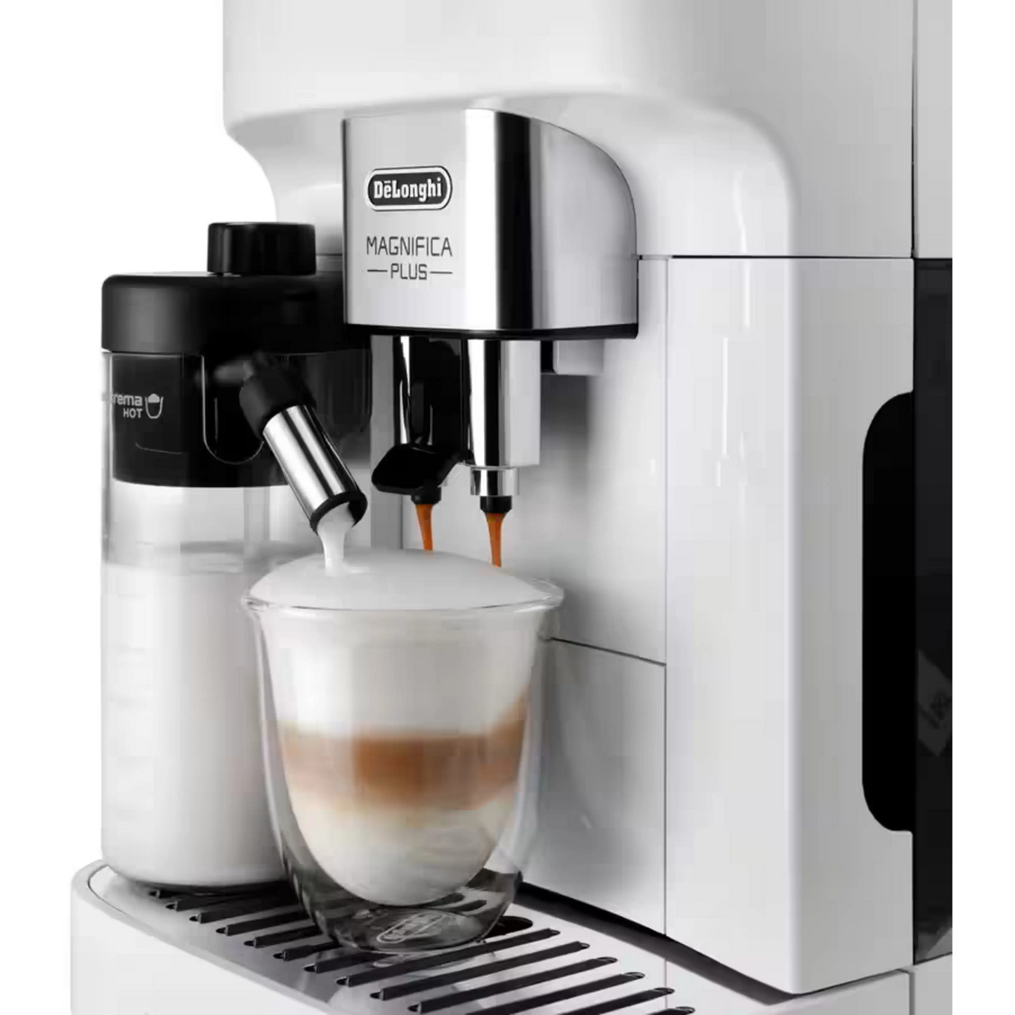 DE-LONGHI Magnifica Plus ECAM320.60.W automata tejtartályos kávéfőző, fehér