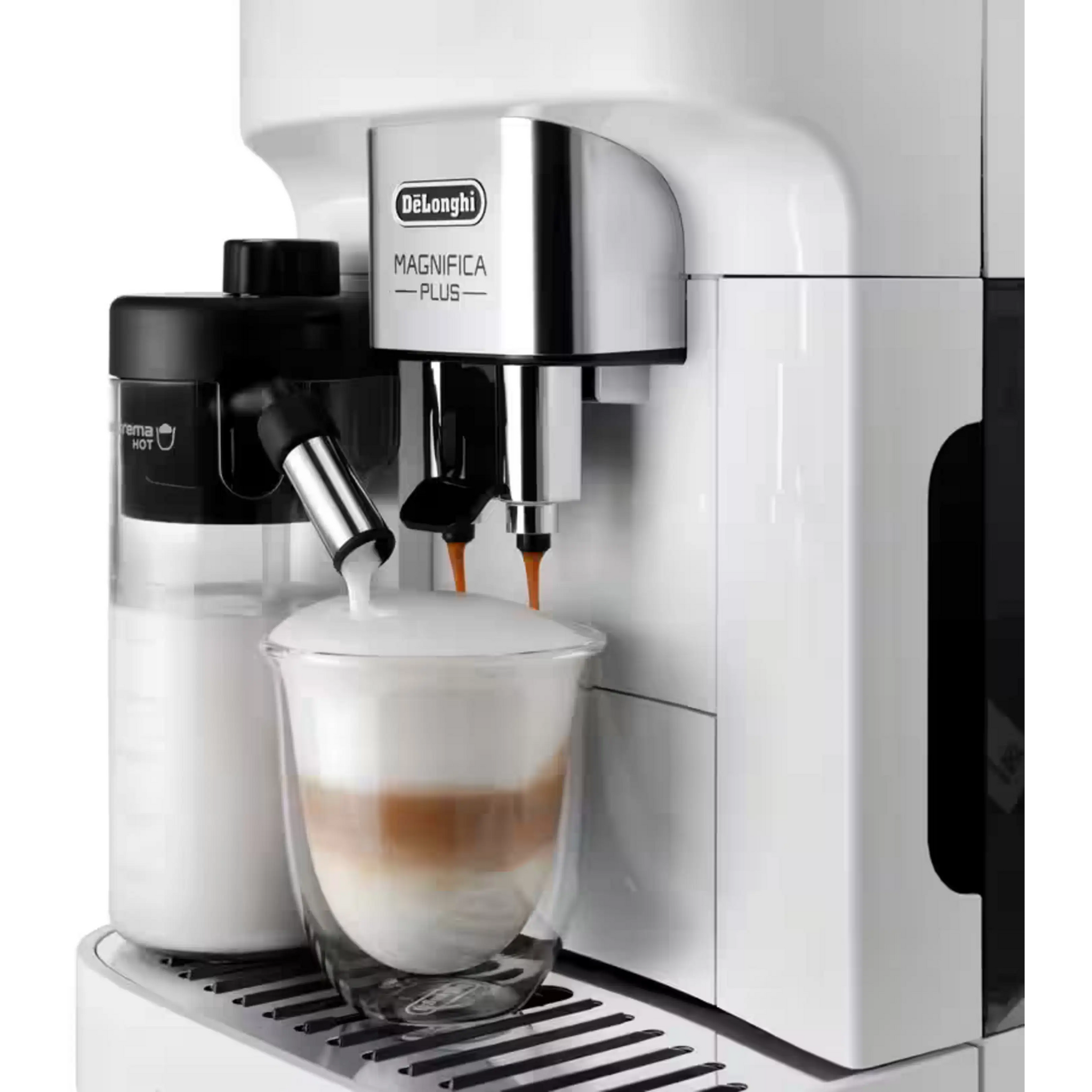 DE-LONGHI Magnifica Plus ECAM320.60.W automata tejtartályos kávéfőző, fehér