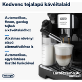 DE-LONGHI Magnifica Evo Next ECAM310.60.B LatteCrema automata tejtartályos kávégép