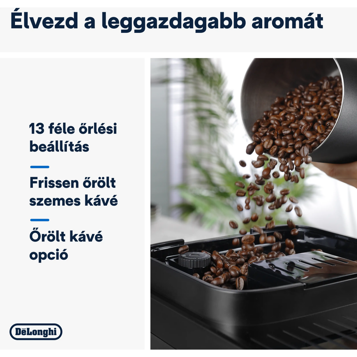 DE-LONGHI Magnifica Evo Next ECAM310.80.SB automata tejtartályos kávéfőző