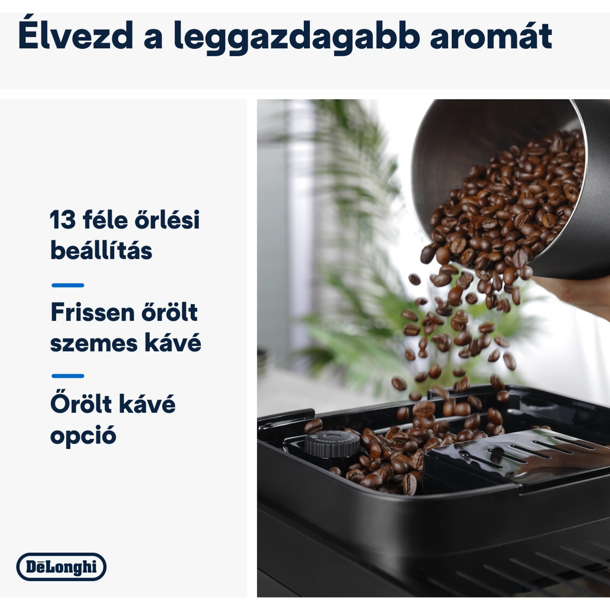 DE-LONGHI Magnifica Evo Next ECAM310.80.SB automata tejtartályos kávéfőző