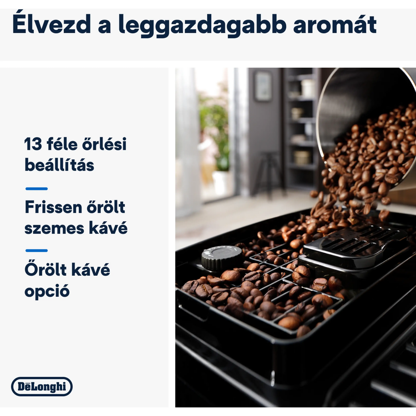 DE-LONGHI Magnifica Start ECAM220.60.B automata tejtartályos kávéfőző, fekete