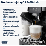 DE-LONGHI Magnifica Start ECAM220.60.B automata tejtartályos kávéfőző, fekete