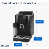 DE-LONGHI Magnifica Start ECAM220.60.B automata tejtartályos kávéfőző, fekete
