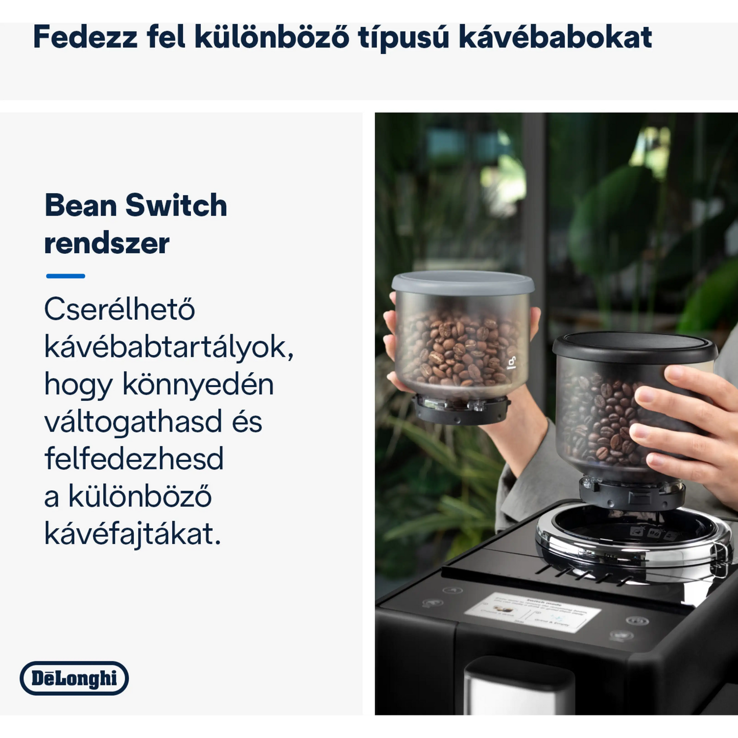 DE-LONGHI Rivelia EXAM440.55.B Automata kávéfőző
