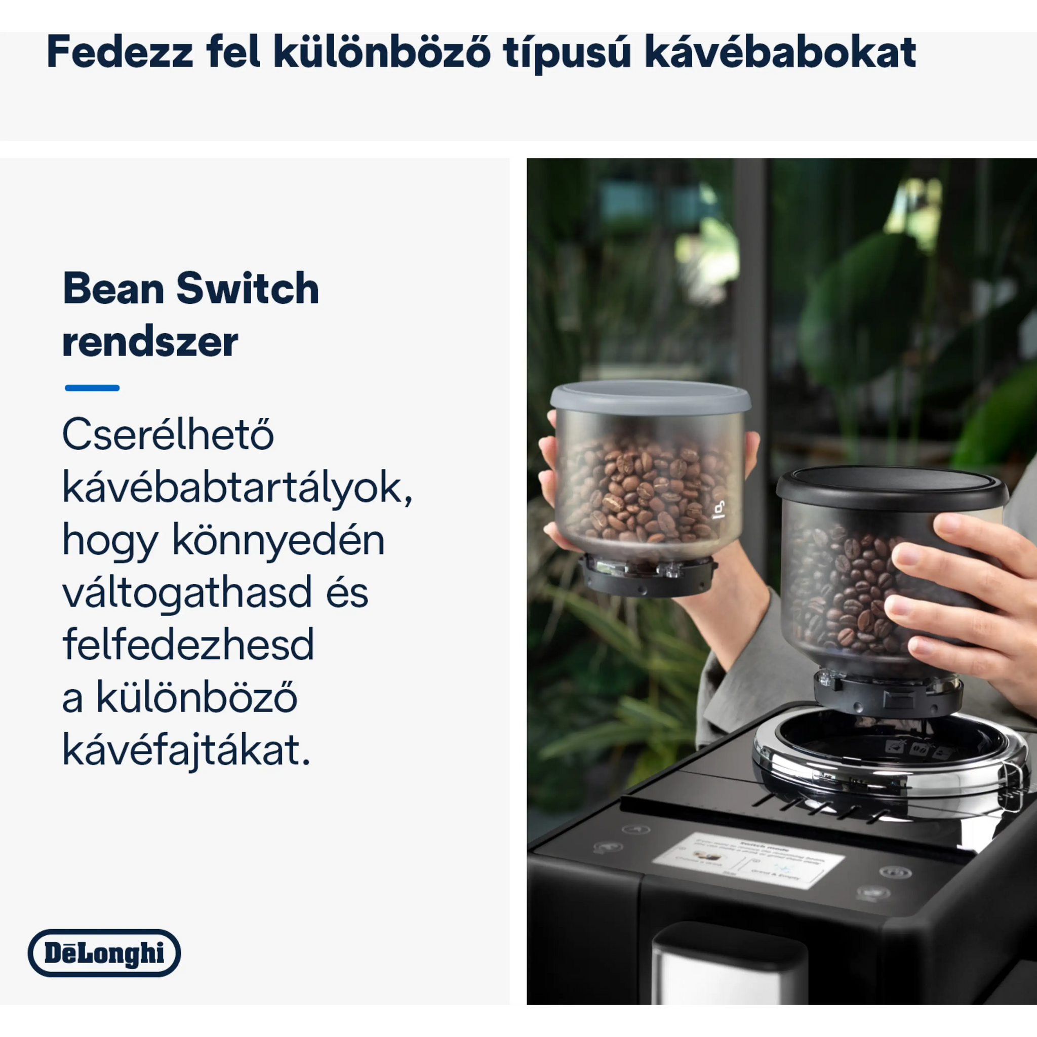 DE-LONGHI Rivelia EXAM440.55.B Automata kávéfőző