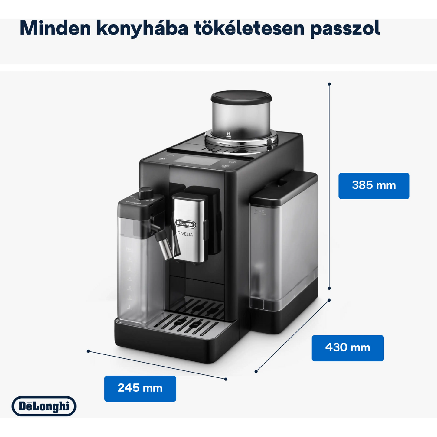 DE-LONGHI Rivelia EXAM440.55.B Automata kávéfőző