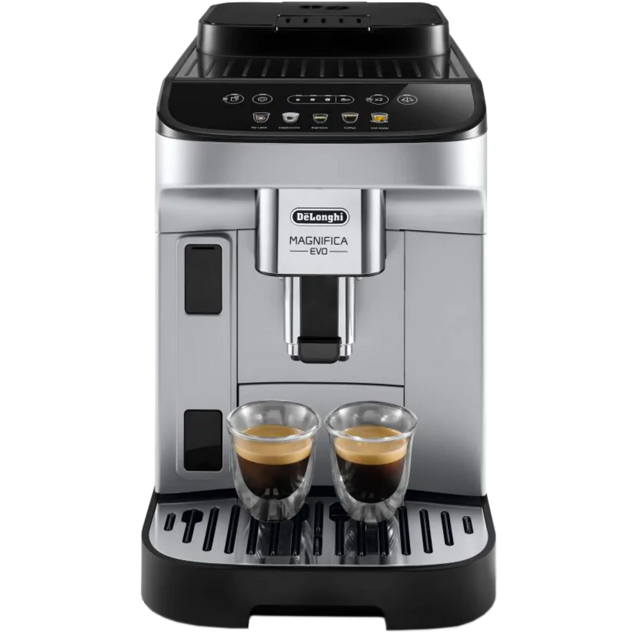 DE-LONGHI Magnifica Evo ECAM290.61.SB automata tejtartályos kávéfőző, fekete-ezüst