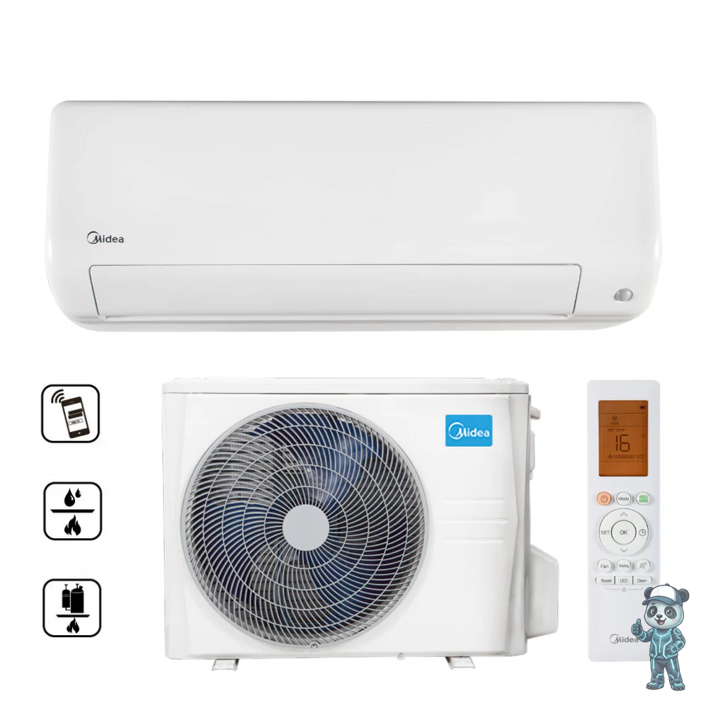 Midea MEX-09-SP All Easy Pro oldalfali split (R32, 2,6 kW)