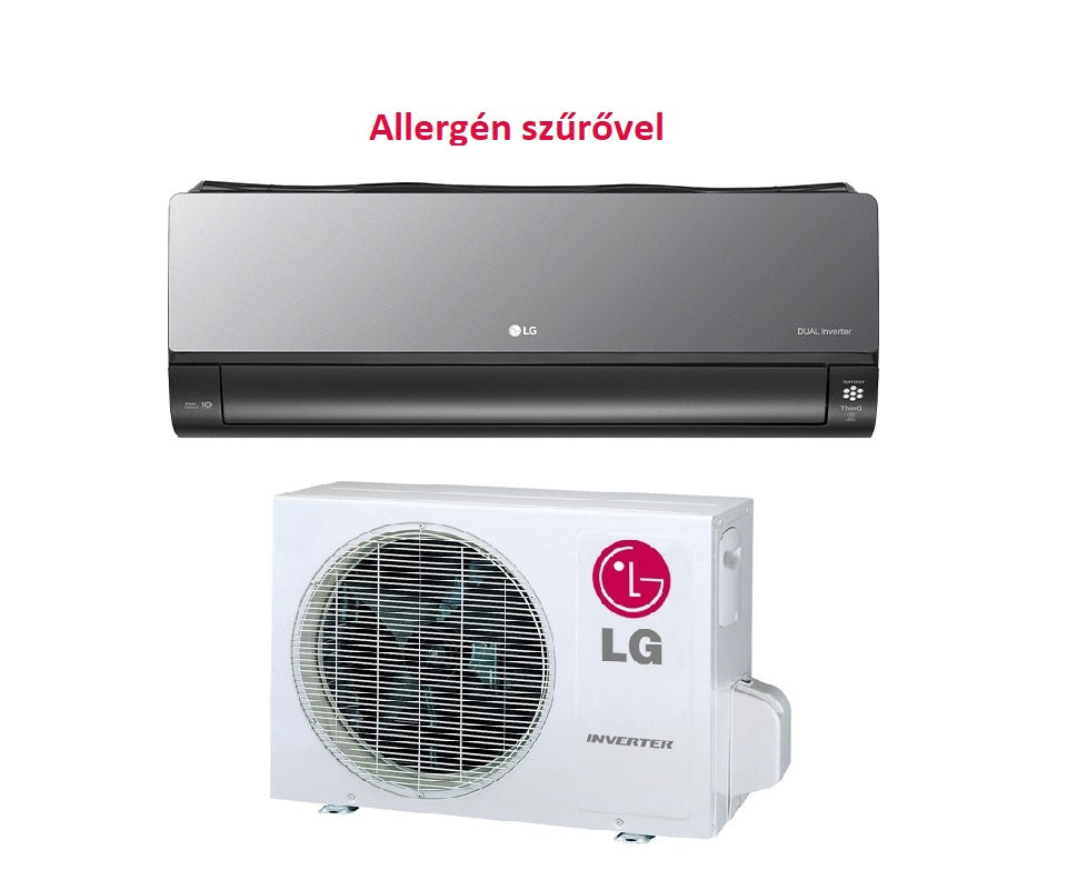 LG Klíma AC09BK ARTCOOL oldalfali split (R32; 2,6 kW; fekete)