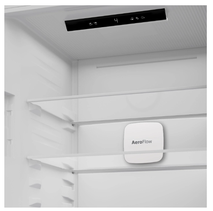 Beko BCNA306E4SN beépíthető kombinált alulfagyasztós hűtőszekrény