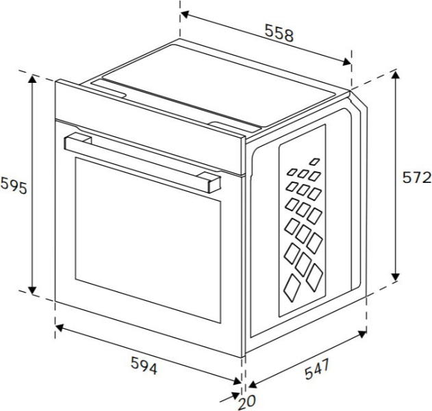 Beko BBIM17300BMPSF beépíthető pirolitikus sütő