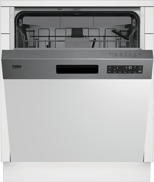 Beko BDSN28530X beépíthető félig integrált 15 terítékes mosogatógép