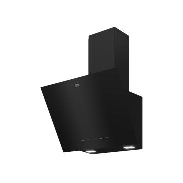 Beko BHCA62442BBH beépíthető döntött ernyős kürtős páraelszívó 60 cm (fekete)