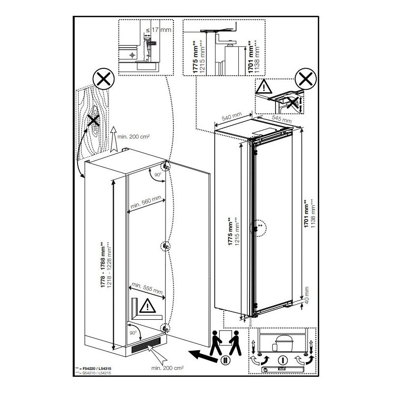 Beko BLSA-210M4SN beépíthető hűtőszekrény