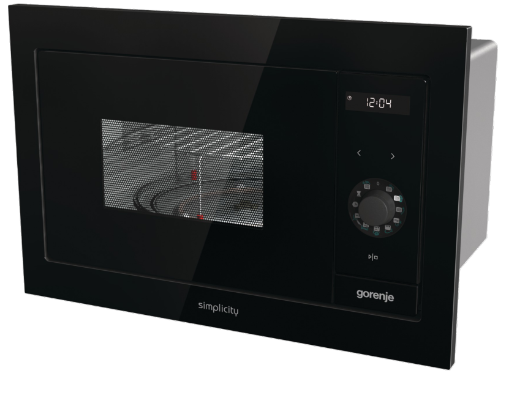 Gorenje BM235SYB beépíthető mikrohullámú sütő fekete