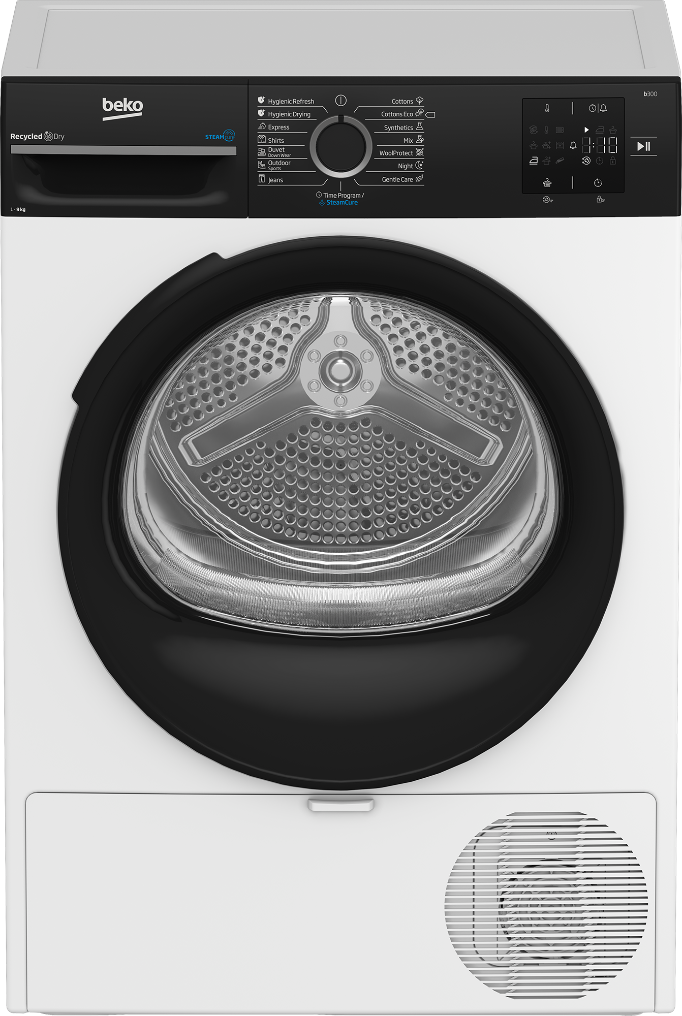 Beko BM3T3924WBB szabadonálló hőszivattyús szárítógép 9kg
