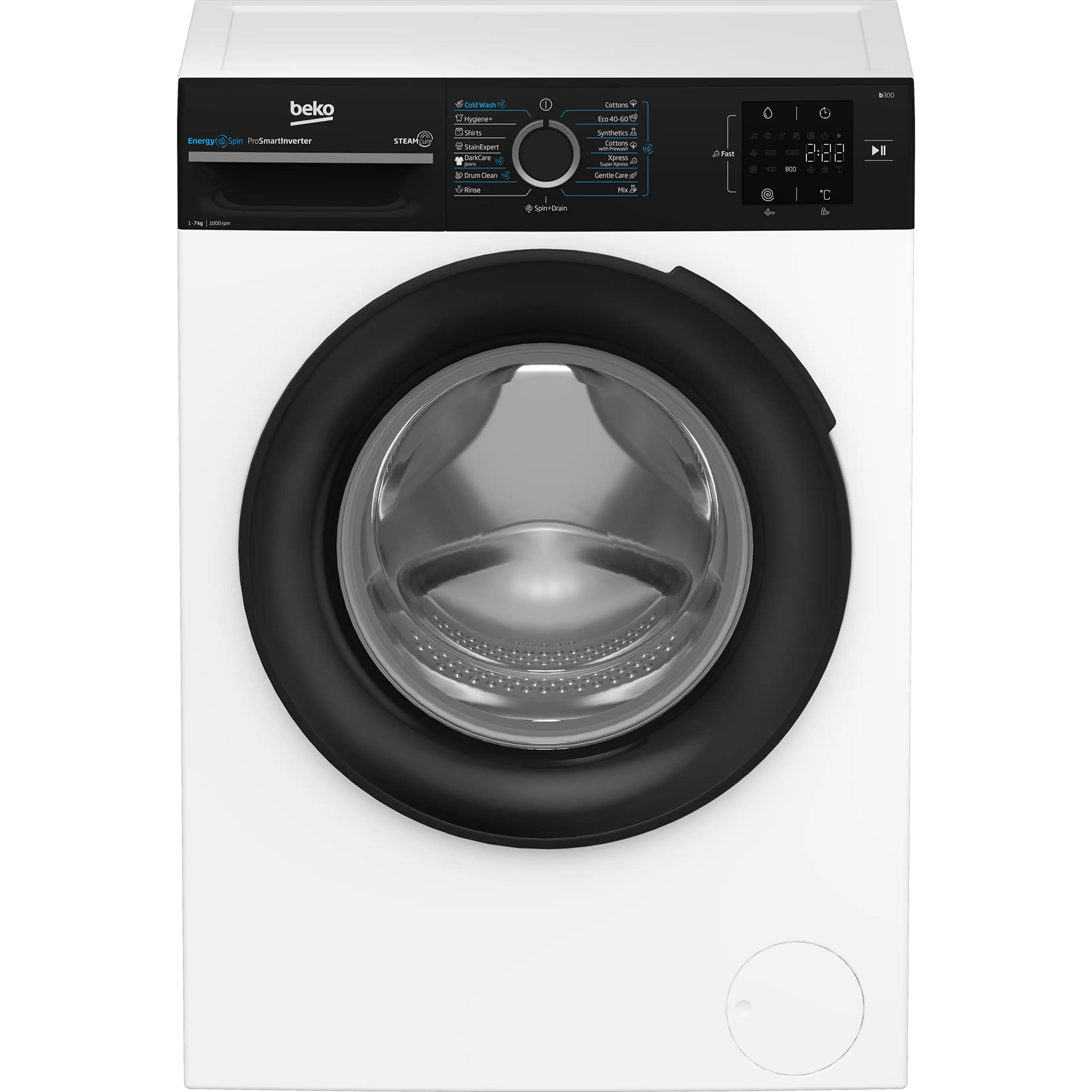 Beko BM3WFSU37013WPBB szabadonálló elöltöltős mosógép 7kg