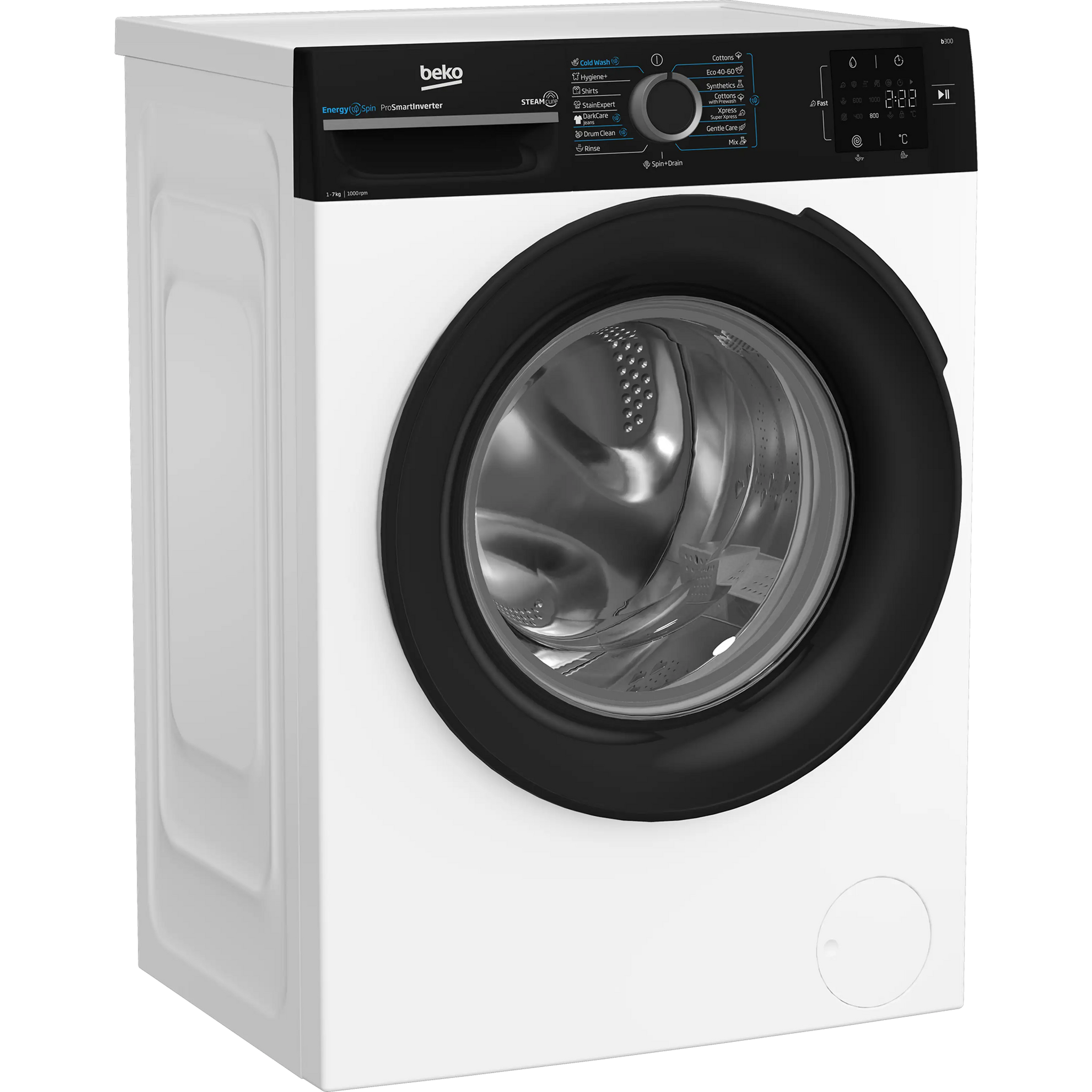 Beko BM3WFSU37013WPBB szabadonálló elöltöltős mosógép 7kg