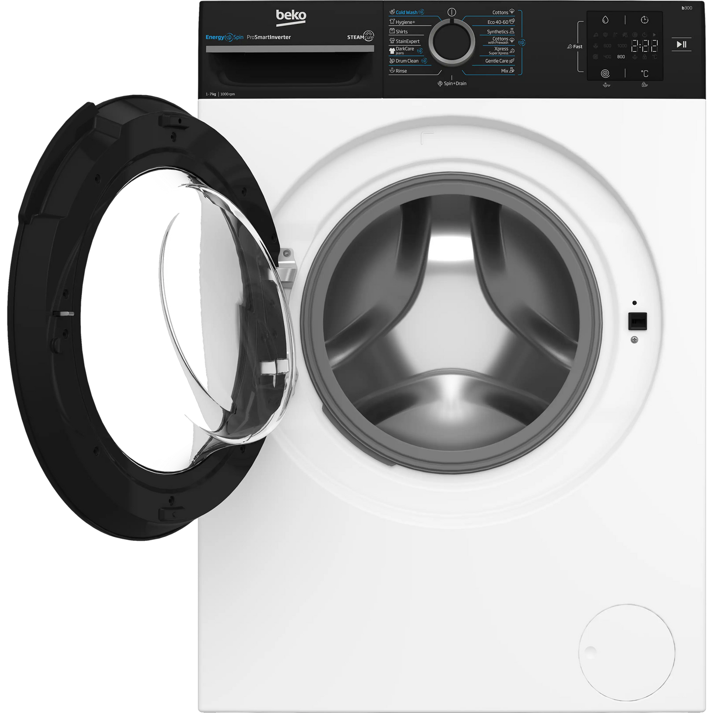 Beko BM3WFSU37013WPBB szabadonálló elöltöltős mosógép 7kg