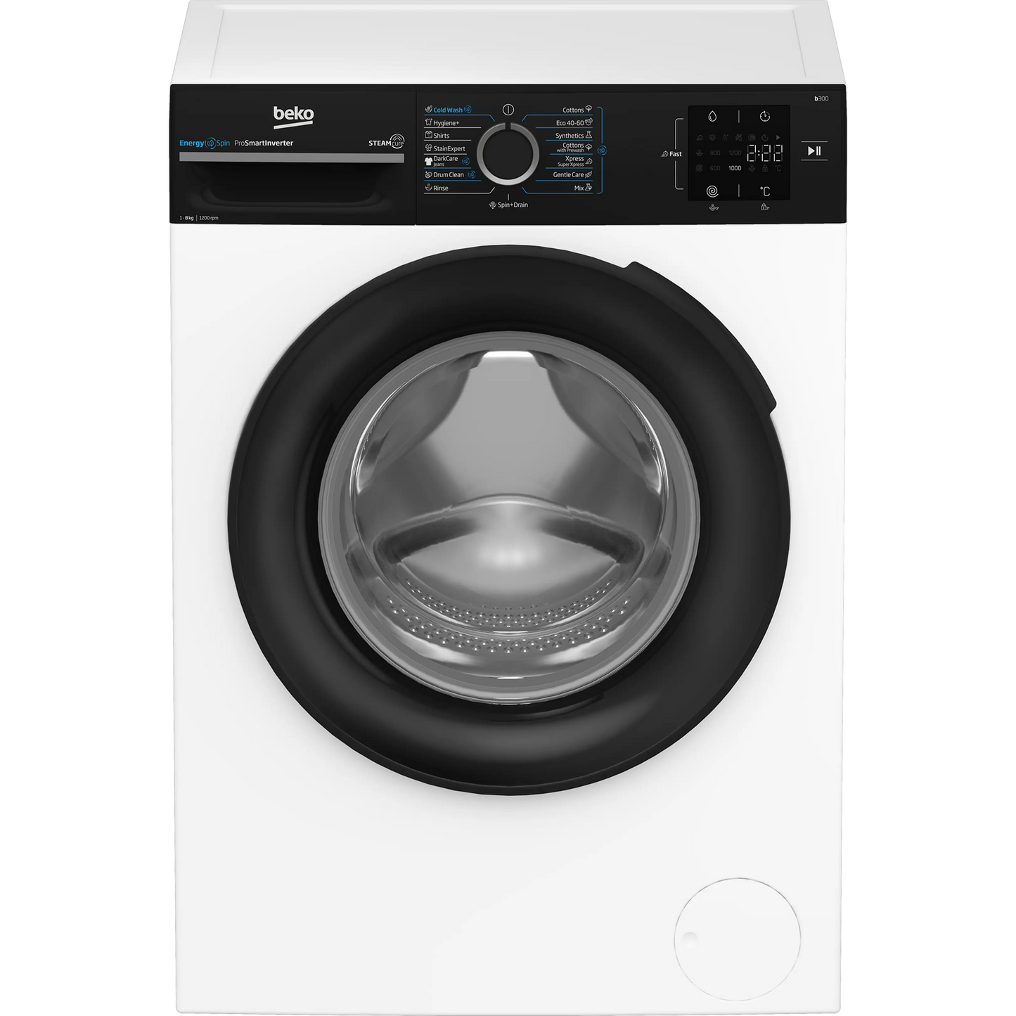 Beko BM3WFSU38213WPBB szabadonálló elöltöltős mosógép 8kg