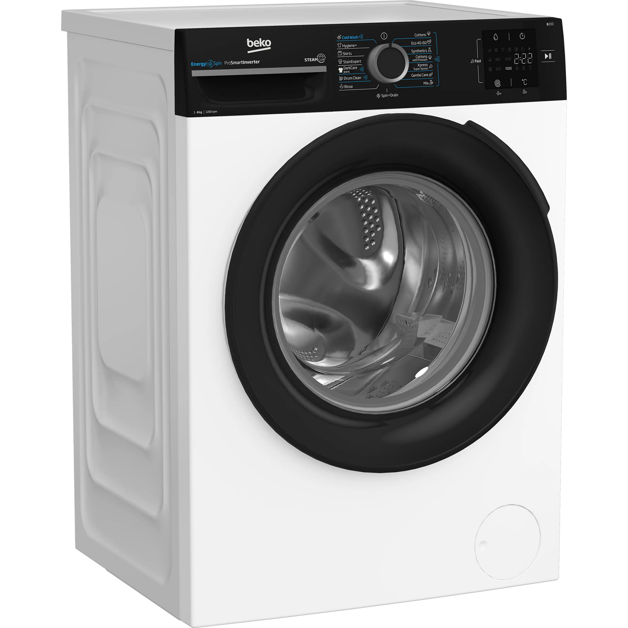 Beko BM3WFSU38213WPBB szabadonálló elöltöltős mosógép 8kg
