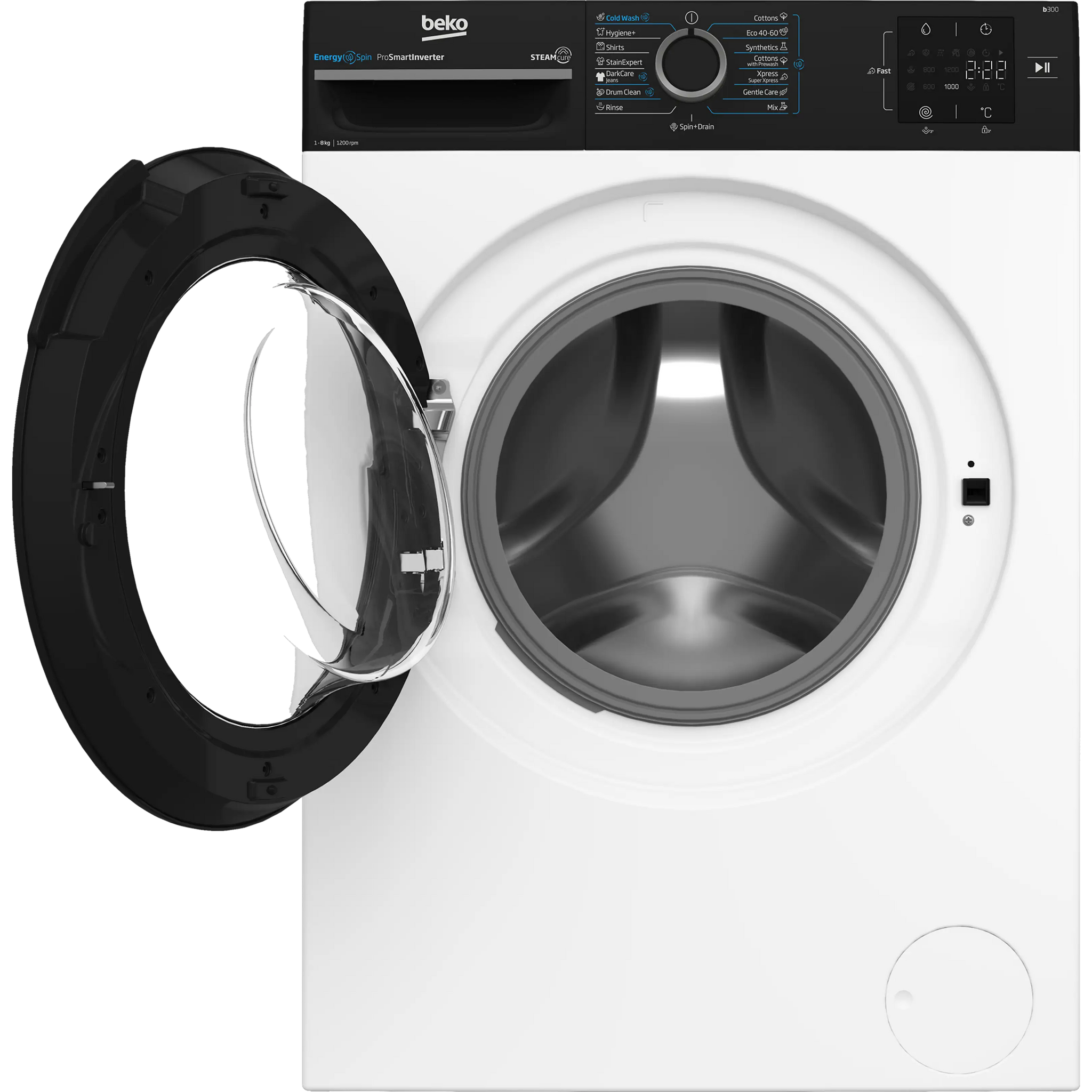 Beko BM3WFSU38213WPBB szabadonálló elöltöltős mosógép 8kg
