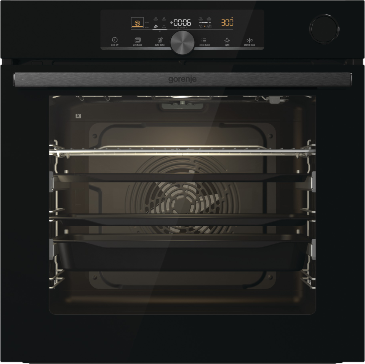Gorenje BSA6747A04BG beépíthető sütő gőzfunkcióval