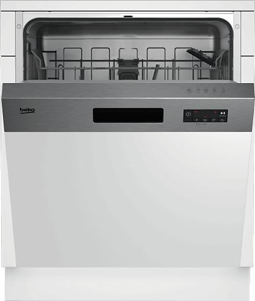 Beko BDSN153E3X beépíthető félig integrált 13 terítékes mosogatógép