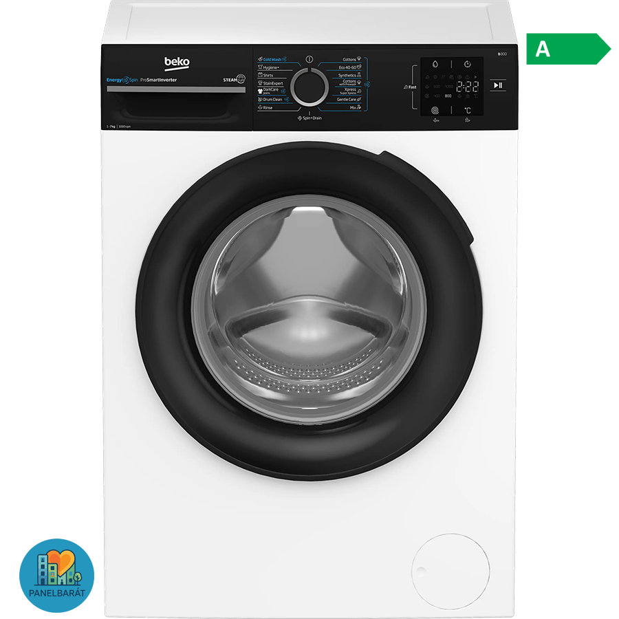 Beko BM3WFSU37413WPBB1 szabadonálló elöltöltős mosógép 7kg