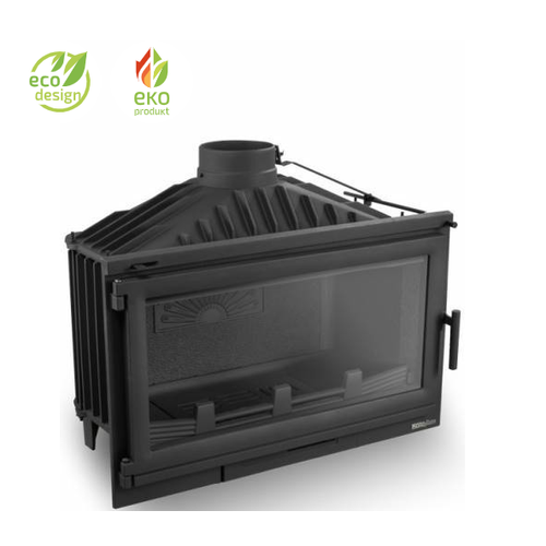 Nordflam Bergamo Beépíthető kandallóbetét 90cm-es, 16kW-os