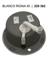 Blanco Riona 45S kávé mosogatótál