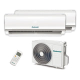 Centrometal AC-Cm MD-14000 oldalfali split hűtő/fűtő klíma 2 db beltéri egységgel (R32 - 4,1 kW)
