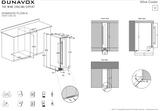 Dunavox DAUF-9.22SS beépíthető borhűtő