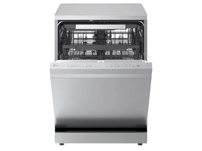 LG DF587HVS szabadonálló gőzfunkciós mosogatógép 14 teríték