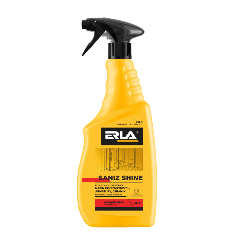 ERLA SANIZ SHINE 750 ml fürdőszoba tisztító és impregnáló